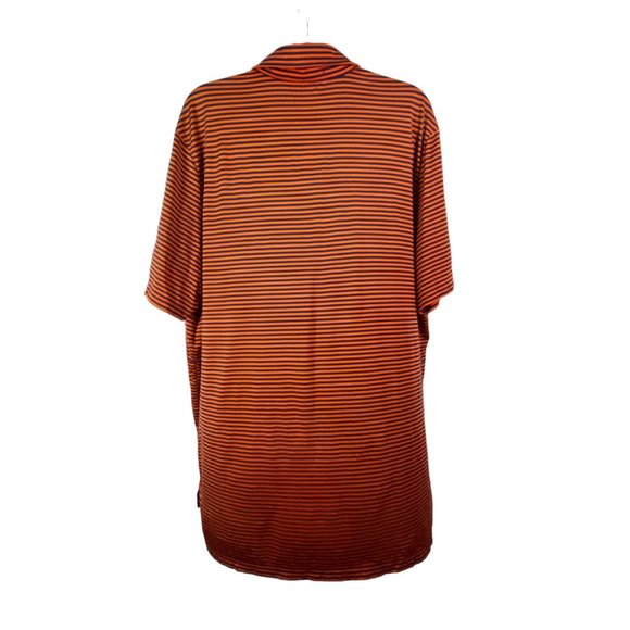 RALPH‎ LAUREN RLX Mens Orange/Blue S/S Polo Shirt XL 1965 golf emblem - flawed - Picture 7 of 9